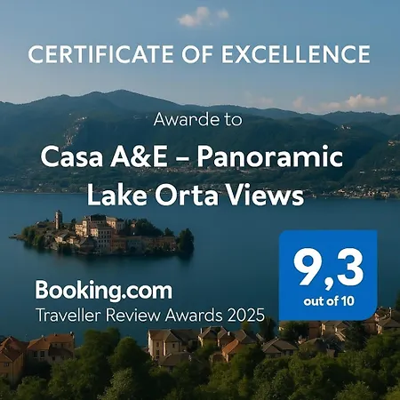 아파트 Casa A&e - Panoramic Orta Views *